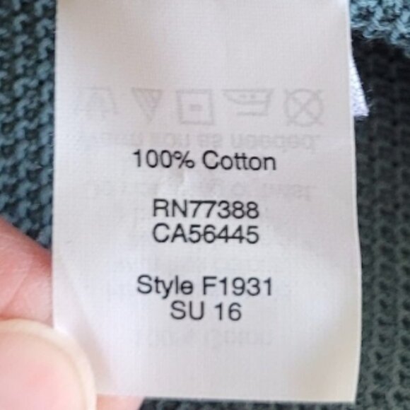 Madewell Spindrift Waffle Knit V-Neck Top XXS - Picture 8 of 9